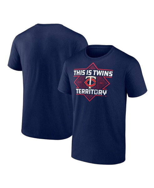 Men's Navy Minnesota Twins Hometown Collection Territory T-shirt