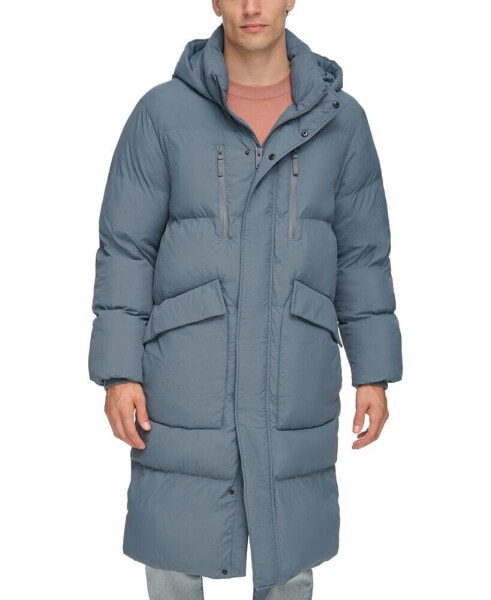 Men's Quilted Hooded Duffle Parka