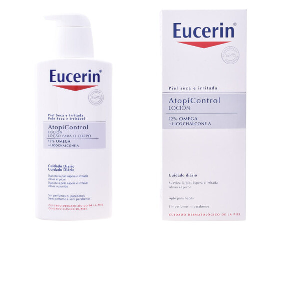 Eucerin AtopiControl Body Lotion Увлажняющий крем для тела с омега для чувствительной и атопической кожи 400 мл