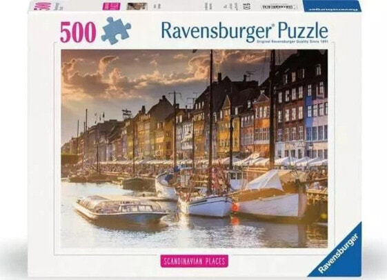 Ravensburger Puzzle 500 Zachód Słońca w Kopenhadze