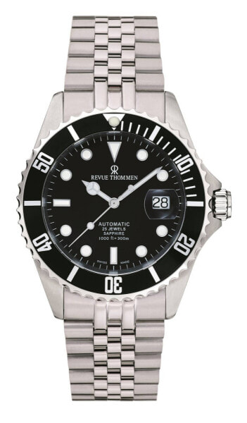 Revue Thommen Herren Armbanduhr Automatik Diver silber 42 mm 17571.2237