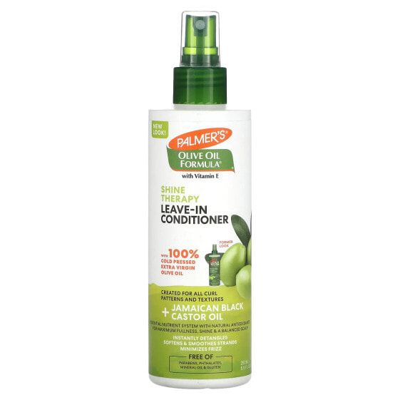 Olive Oil Formula with Vitamin E, Shine Therapy Leave-In Conditioner, 8.5 fl oz (250 ml)