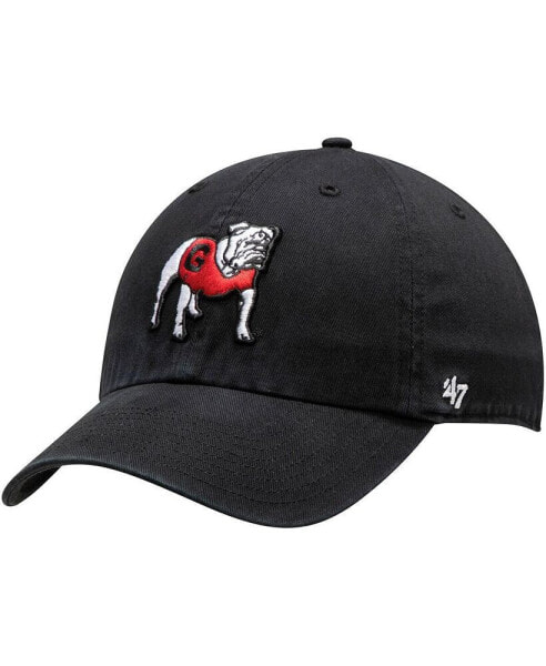 Men's Black Georgia Bulldogs Dawg Clean Up Adjustable Hat