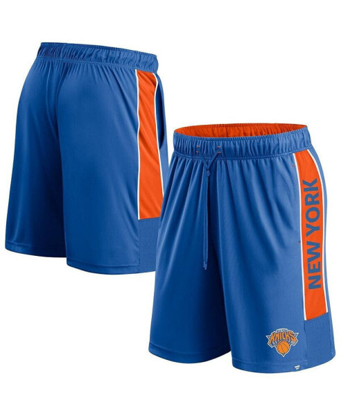 Шорты мужские Fanatics New York Knicks Голевые Оборонительные Синие