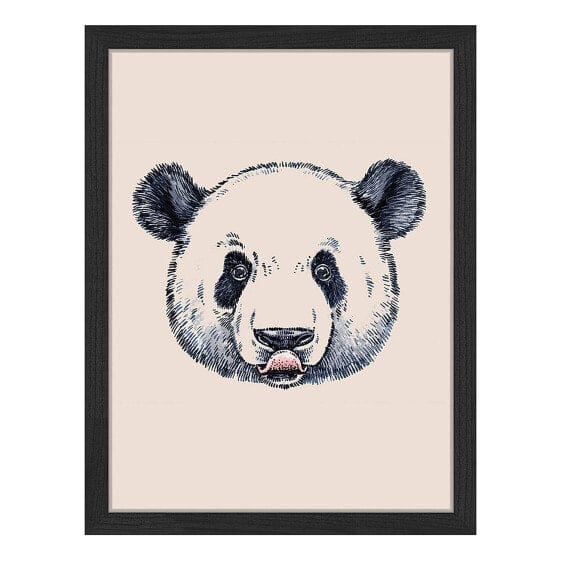 Bild Panda Water And Ink Drawing