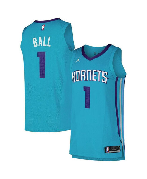 Men's LaMelo Ball Teal Charlotte Hornets Authentic Player Jersey - Icon Edition