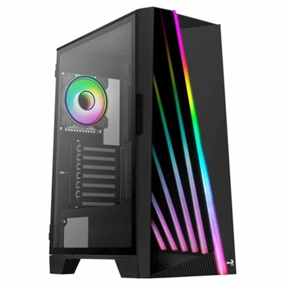 Блок полубашня ATX Galileo Aerocool MIRAGEBK Чёрный Освещение RGB