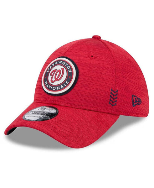 Men's Red Washington Nationals 2024 Clubhouse 39THIRTY Flex Fit Hat