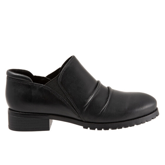 Softwalk Mara S1956-001 Womens Black Narrow Leather Ankle & Booties Boots