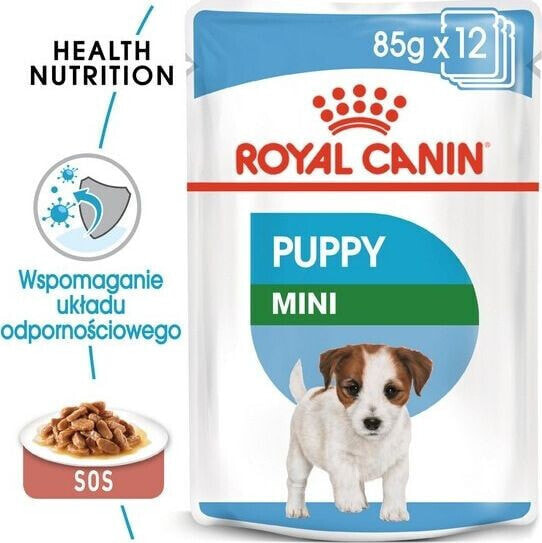 Royal Canin Royal Canin Mini Puppy karma mokra dla szczeniąt, od 2 do 10 miesiąca życia, ras małych saszetka 85g