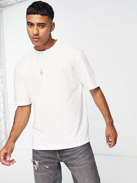 River Island oversized t-shirt in white