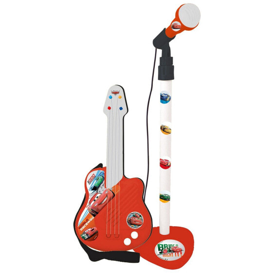 Музыкальный набор Cars Микрофон Детская гитара Красный