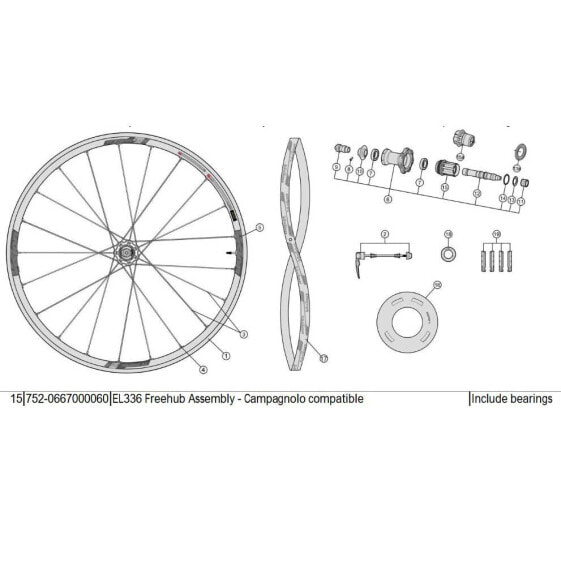 VISION Metron SL Disc For Campagnolo EL336