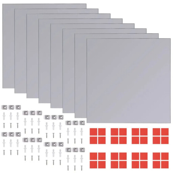 Зеркало интерьерное vidaXL набор безрамочных зеркальных плиток (8 шт.) 242729