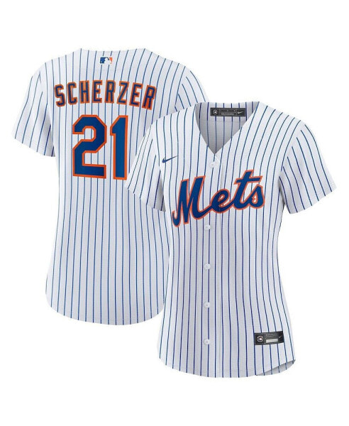 Women's Max Scherzer White New York Mets Home Replica Player Jersey