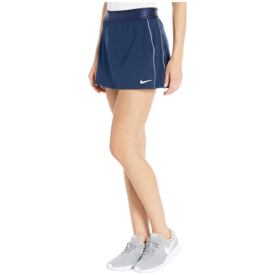 Nike 266919 Women Court Dry Skirt Stretch College Blue Size Medium