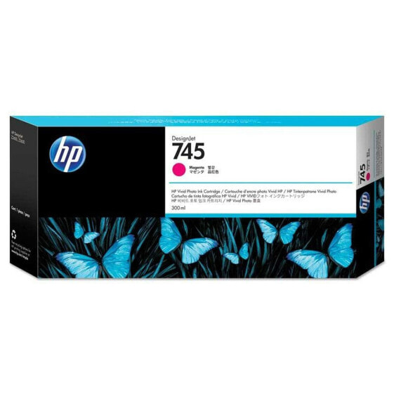 Картридж с оригинальными чернилами HP 745 Розовый