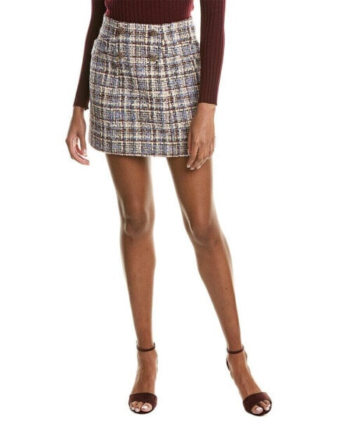 Ba&Sh Wool-Blend Mini Skirt Women's