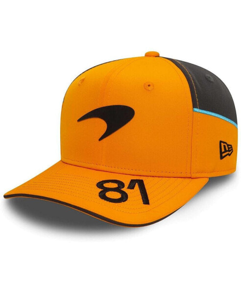 Men's Oscar Piastri Orange McLaren F1 Team Driver 9FIFTY Adjustable Hat