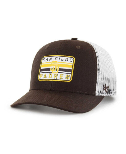 Бейсболка мужская '47 Brand San Diego Padres коричневая Drifter Trucker