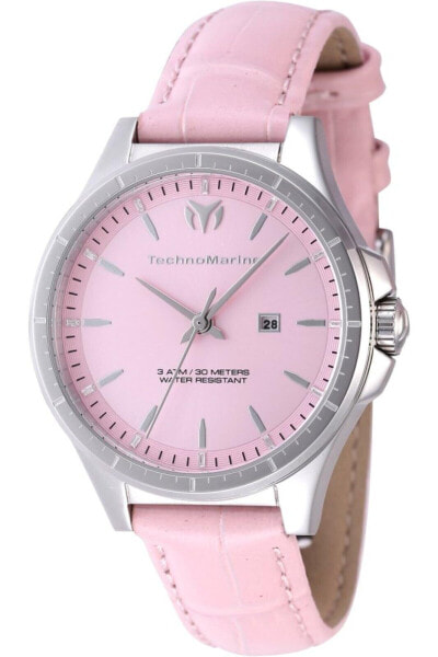 TechnoMarine MoonSun Date Quartz Pink Dial Ladies Watch TM-822041