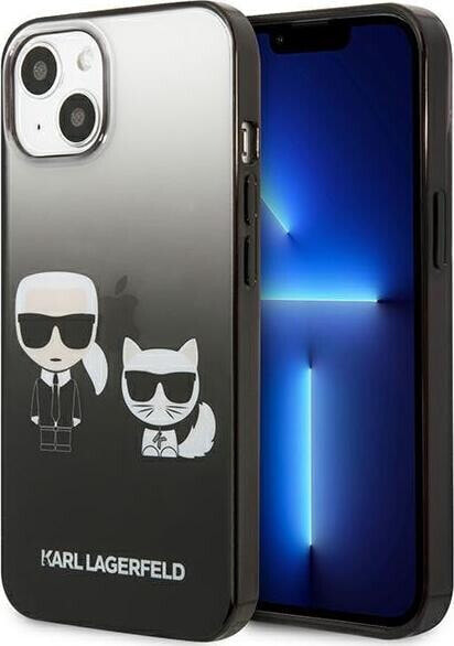 Karl Lagerfeld Karl Lagerfeld KLHCP13STGKCK iPhone 13 mini 5,4" hardcase czarny/black Gradient Ikonik Karl & Choupette