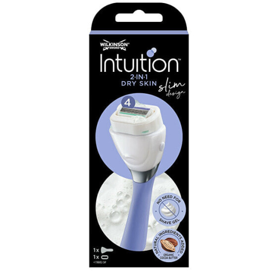 Intuition Slim Dry Skin shaver + 1 spare head