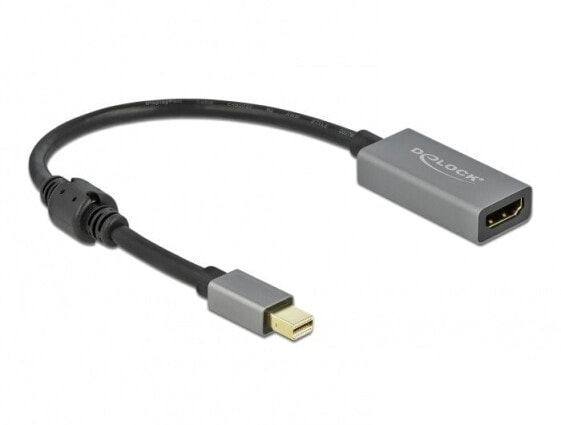 Delock 66570 - 0.2 m - Mini DisplayPort - HDMI Type A (Standard) - Male - Female - Straight