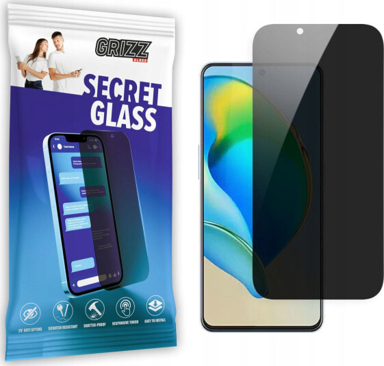 GrizzGlass Szkło prywatyzujące GrizzGlass SecretGlass do ZTE Axon 40 SE