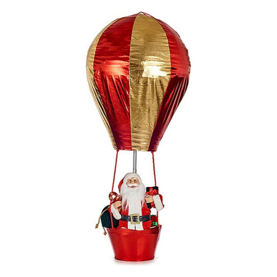 Decorative Figure Balloon Father Christmas 64 x 150 x 64 cm Red Golden Plastic