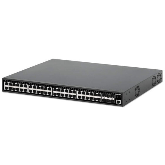 Intellinet 54-P PoE+ Managed Switch 6x10GbE 450W - Switch - Amount of ports: