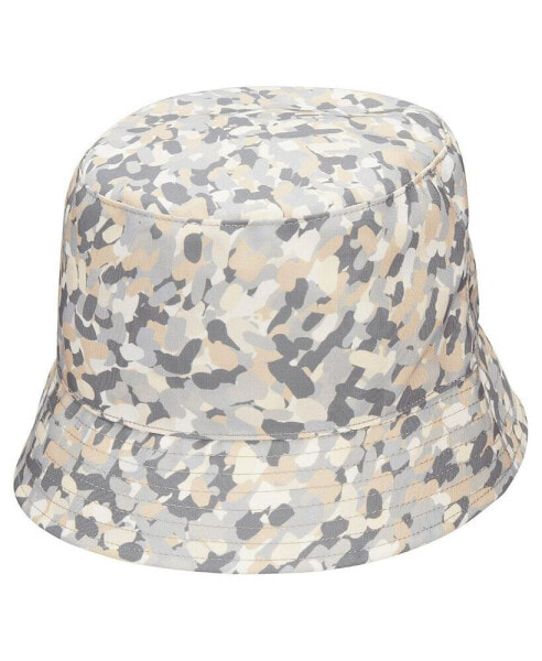 Men's and Women's Khaki Allover Print Reversible Bucket Hat