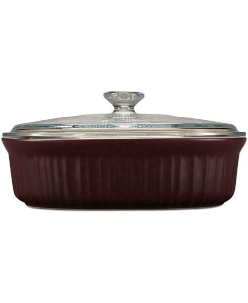 Красная овальная форма для выпечки 2.5-Qt. CorningWare French Cabernet