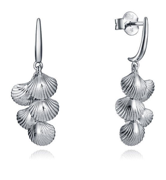 Playful Silver Earrings Shells 61070E000-00