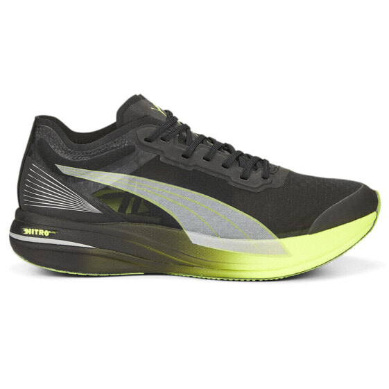 Кроссовки спортивные мужские Puma Deviate Nitro Elite Carbon 3770 черные