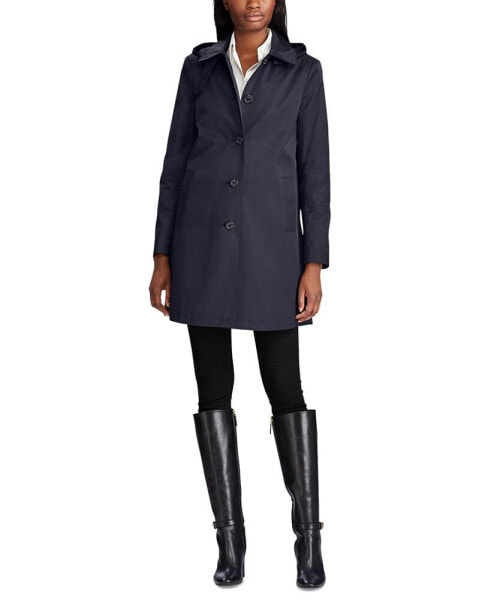 Women's Hooded A-Line Raincoat
