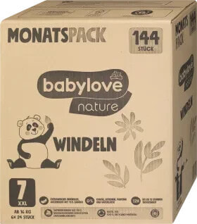 Windeln Gr. 7, XXL (ab 16 kg), Monatspack, 144 St