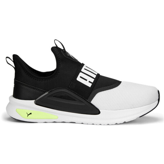 Puma Softride Enzo Evo Slip On Mens Black, White Sneakers Casual Shoes 37787503
