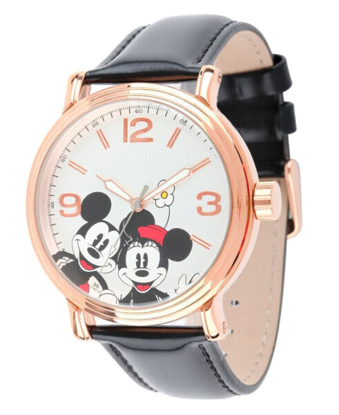 Наручные часы изewatchfactory Men's Disney Star Wars Honor Black Leather Strap Watch 46mm.