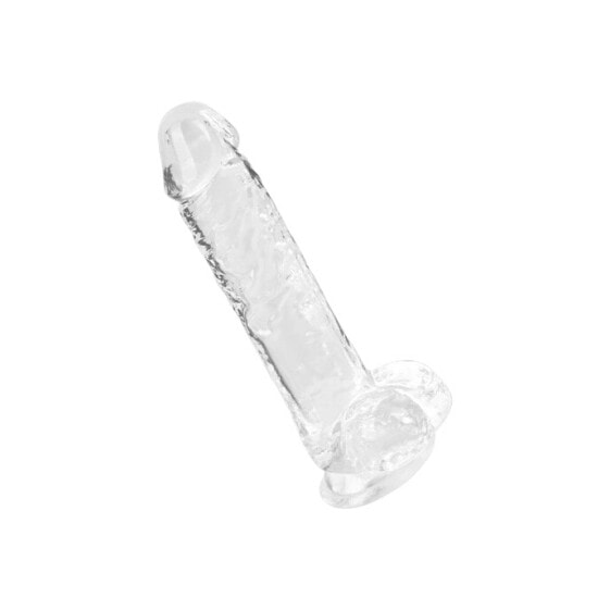 Transparenter Naturdildo, Größe M, 22 cm