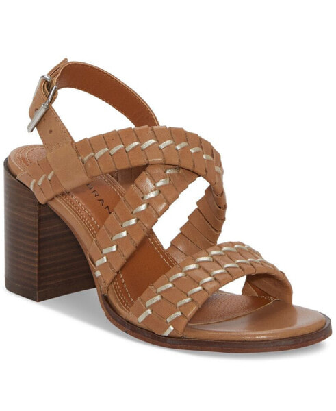 Women's Dabene Woven Strappy Slingback Block-Heel Sandals