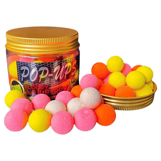 PRO ELITE BAITS Gold Fluor 50g Bloody Mulberry Pop Ups