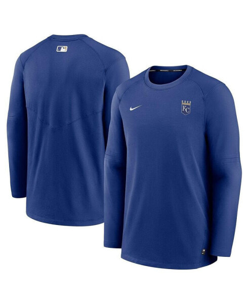 Men's Royal Kansas City Royals Authentic Collection Logo Performance Long Sleeve T-shirt