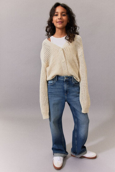 Knit V-neck Cardigan