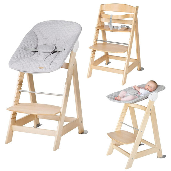 Roba Born Up High Chair Little Stars White