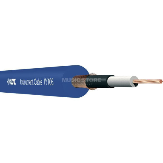 Klotz Instrument Cable 100m blue 0.22mm², Roll