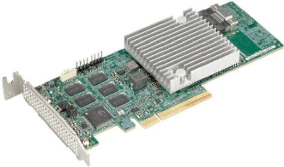 Supermicro AOC-S3908L-H8IR 8-Port internal 12Gb/s SAS/SATA RAID Broadcom 3908 PCI-E 4.0 x8 - Raid controller - Serial Attached SCSI (SAS)