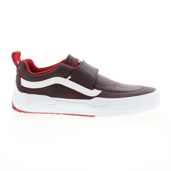 Vans Kyle Pro 2 VN0A4UW3REB Mens Burgundy Leather Lifestyle Sneakers Shoes