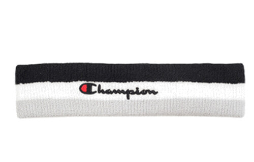 Головной убор Champion Terry Headband Черно-бело-серый