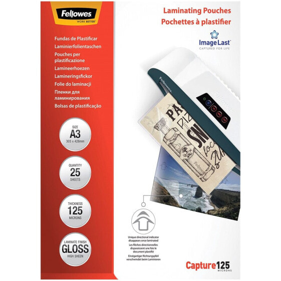 FELLOWES ImageLast A3 125 Micron 25 Pack Photo Paper